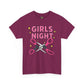 Funny Girls Night Shirt – Lesbian Humor Tee – Pink Scissors Graphic on Gildan 5000