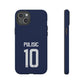 Christian Pulisic Precision Armor – Dual-Layer Durability & Sleek Fit | Compatible with iPhone 8 to 16 Pro Max & Samsung Galaxy S10 to S25 Ultra
