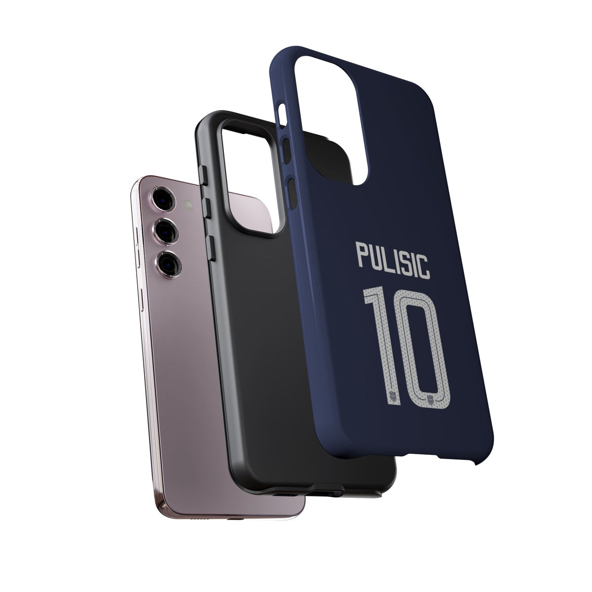 Christian Pulisic Precision Armor – Dual-Layer Durability & Sleek Fit | Compatible with iPhone 8 to 16 Pro Max & Samsung Galaxy S10 to S25 Ultra