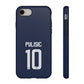 Christian Pulisic Precision Armor – Dual-Layer Durability & Sleek Fit | Compatible with iPhone 8 to 16 Pro Max & Samsung Galaxy S10 to S25 Ultra