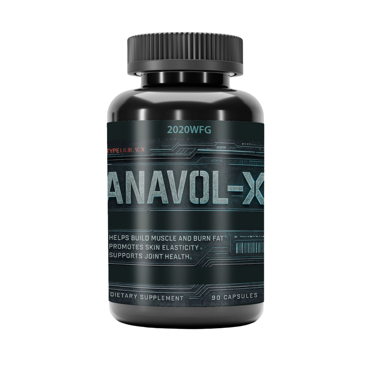 ANAVOL-X | Multi-Collagen Muscle, Fat & Joint Hybrid – 90 Capsules