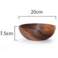 Kitchen Natural Wooden Bowl Household Fruit Bowl Salad Bowl For Home Restaurant Food Container Wooden Utensils Note The Size Hot