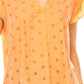 Floral Eyelet Cap Sleeve Top