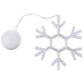 Christmas LED Suction Cup Chandelier Santa Claus Elk Snowman Lights Holiday Party Window Decor Lamps Battery Powered