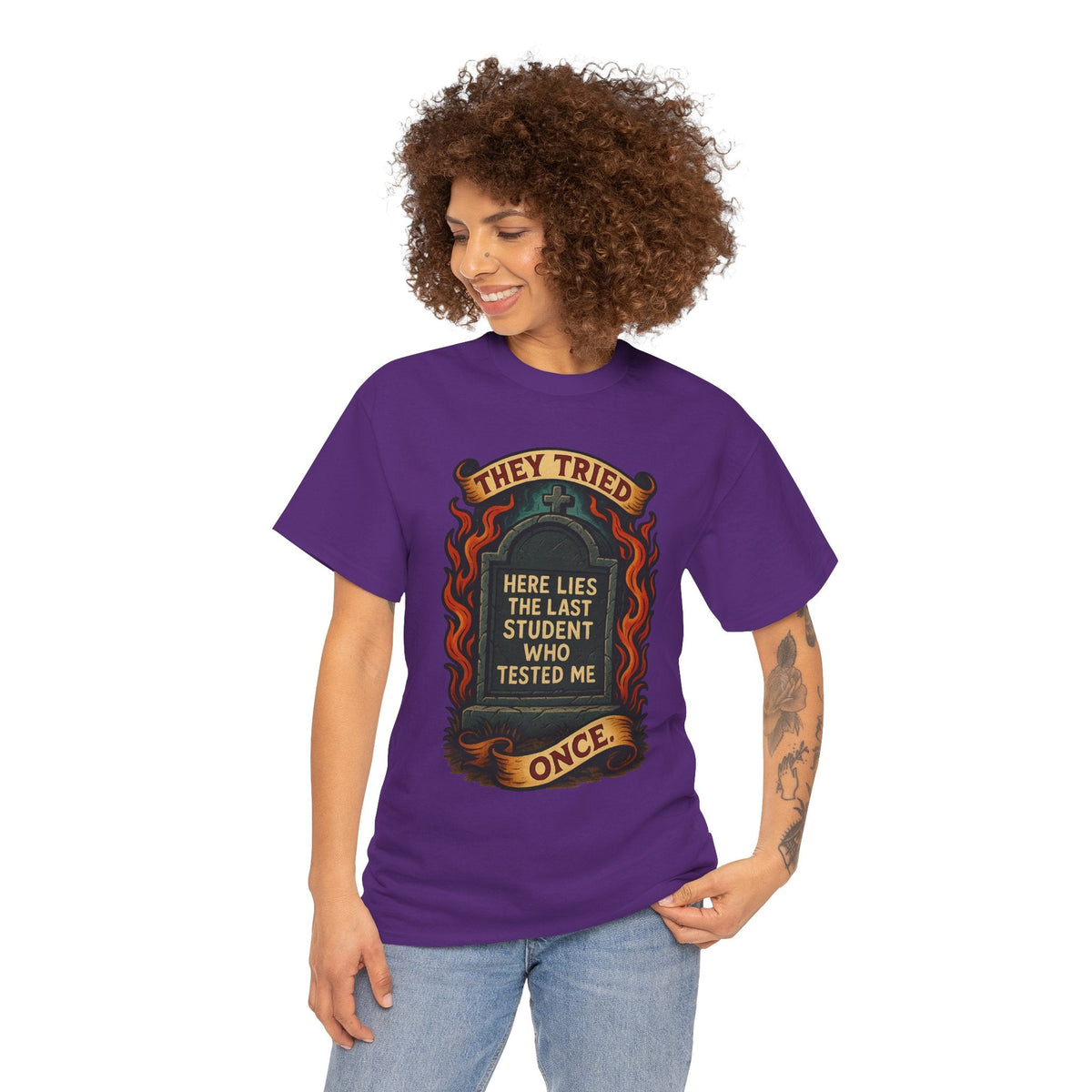 Funny Student Tribute Tee, Unisex Graphic Shirt, Back to School Apparel, Graduation Gift, Teacher Humor Clothing