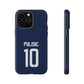 Christian Pulisic Precision Armor – Dual-Layer Durability & Sleek Fit | Compatible with iPhone 8 to 16 Pro Max & Samsung Galaxy S10 to S25 Ultra