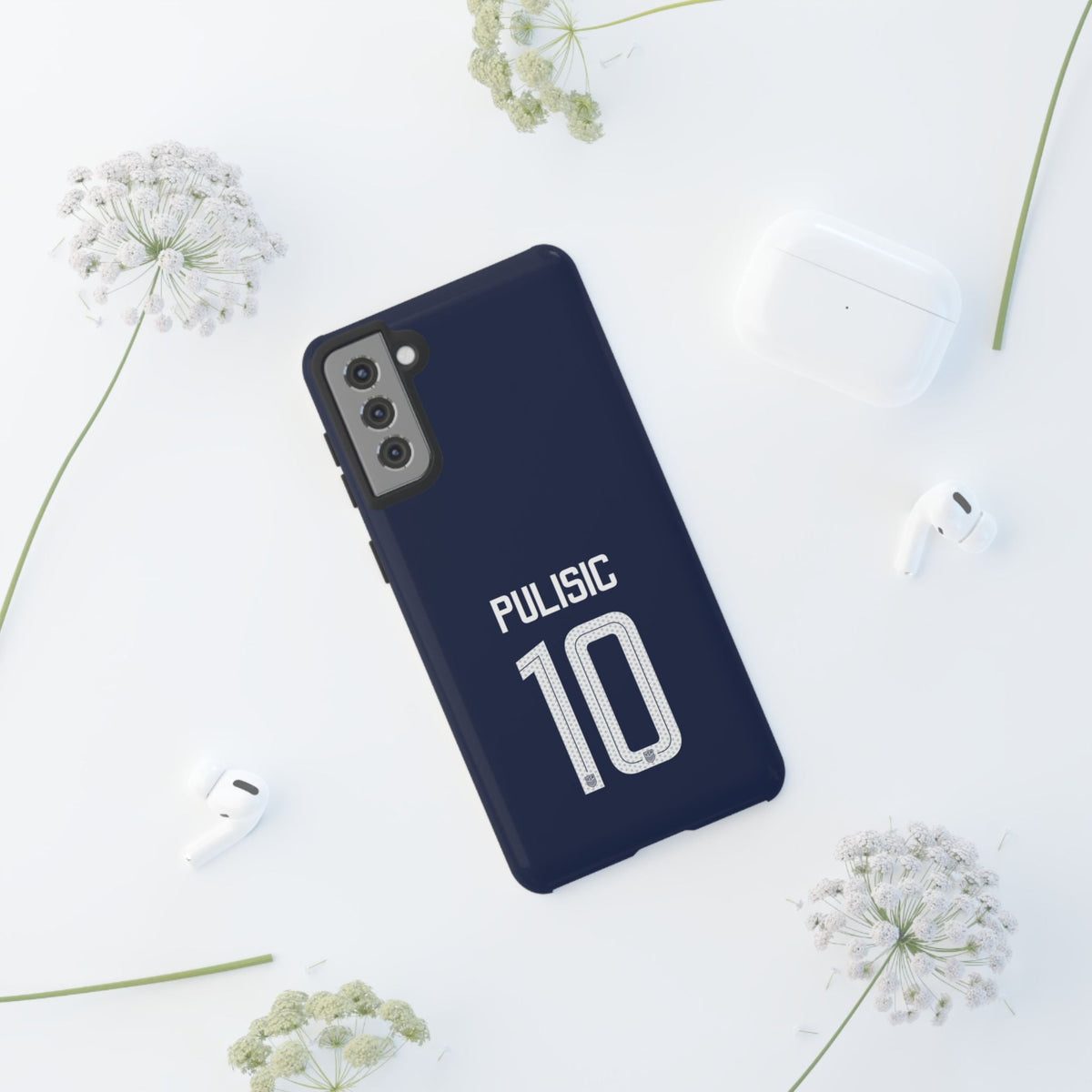 Christian Pulisic Precision Armor – Dual-Layer Durability & Sleek Fit | Compatible with iPhone 8 to 16 Pro Max & Samsung Galaxy S10 to S25 Ultra