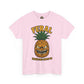 Feral Evil Pineapple Shirt – Aggressive Fruit Trashcore Tee – Gildan 5000 Unisex