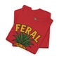 Feral Evil Pineapple Shirt – Aggressive Fruit Trashcore Tee – Gildan 5000 Unisex