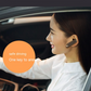 Bluetooth Headset Bluetooth 5.0 Earpiece Dual Mic Noise Cancelling Bluetooth Earpiece 16Hrs Talktime Wireless Headset Hands-Free Earphone for Truck Driver Handsfree Headphones Mini Wireless Earphone Earbud Earpiece