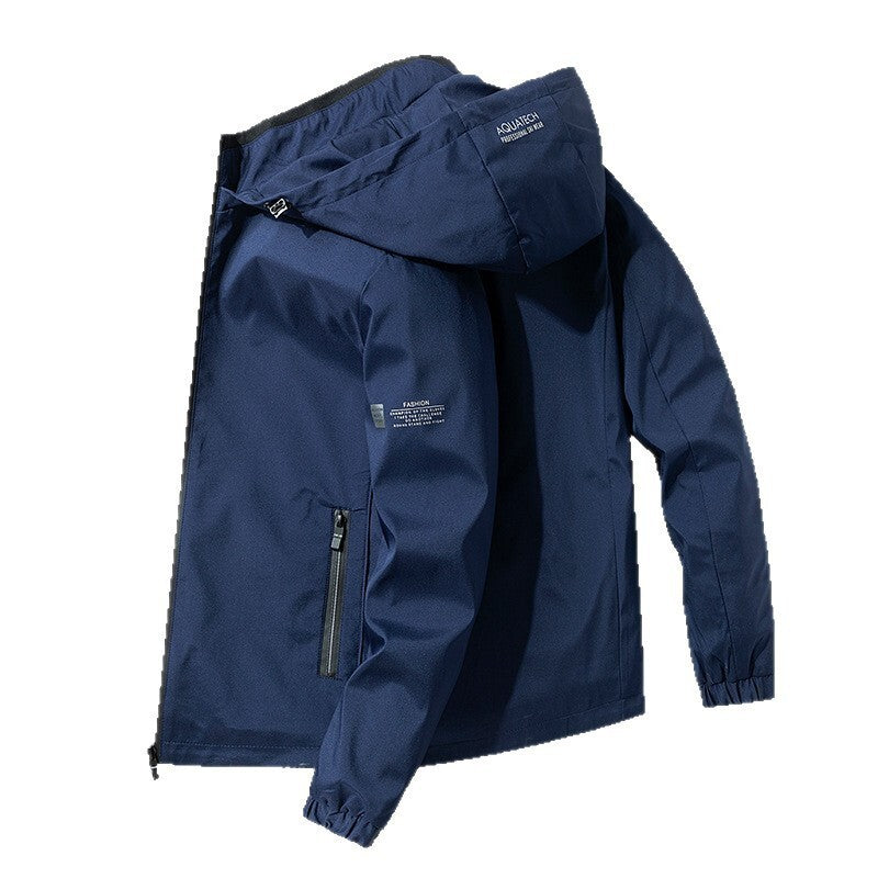 Youth Handsome Fleece-lined Thick Jacket Men