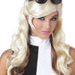 Long Blonde and Brown Mixed 60's Bump Wig