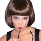 Auburn Brown Supermodel Short Bob Wig