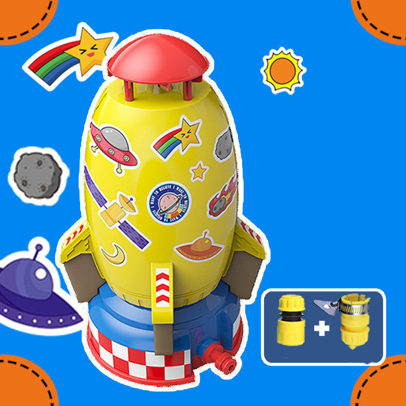 Rocket Launcher Toys Outdoor Rocket Water Pressure Lift Sprinkler Toy  Interaction In Garden Lawn Water Spray Toys For Kids Summer Gadgets