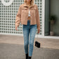 Women’s Plus Size Flannel Jacket