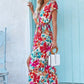 Wildflower Breeze Tie-Waist Maxi Dress