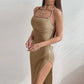 Chic Backless High-Waist Dress