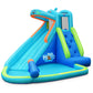 Inflatable Water Pool with Splash and Slide Without Blower