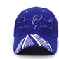 New York Blue 3D Embroidered Baseball Cap, Hat
