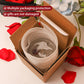 Rose Jelly Aromatherapy Soy Candle in Glass Jar