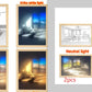 Illuminated Picture LED Decorative Light Painting Bedside Picture Style Creative Modern Simulate Sunshine Drawing Night Light Gift