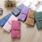 Women's Long Leather Wallet with Zipper Closure