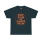 Keep Calm and Charge the Line Firefighter Shirt – Gildan 5000 Tee