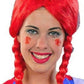 Red Braided Pigtail Wig