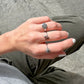 Silver Faith Over Fear Ring