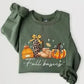 Fall Basics Graphic Fleece Sweatshirts
