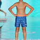 Kids Blue Swim Trunks