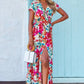 Wildflower Breeze Tie-Waist Maxi Dress
