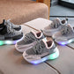 New Baby Flashing Lights Sneakers Toddler Little Kid LED Sneakers Children Luminous Shoes Boys Girls Sport Running Shoes