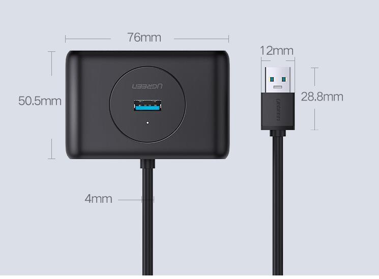 USB Extender 30 Set Cable Seperater One Drag Four Multi-function Length Expansion Dock
