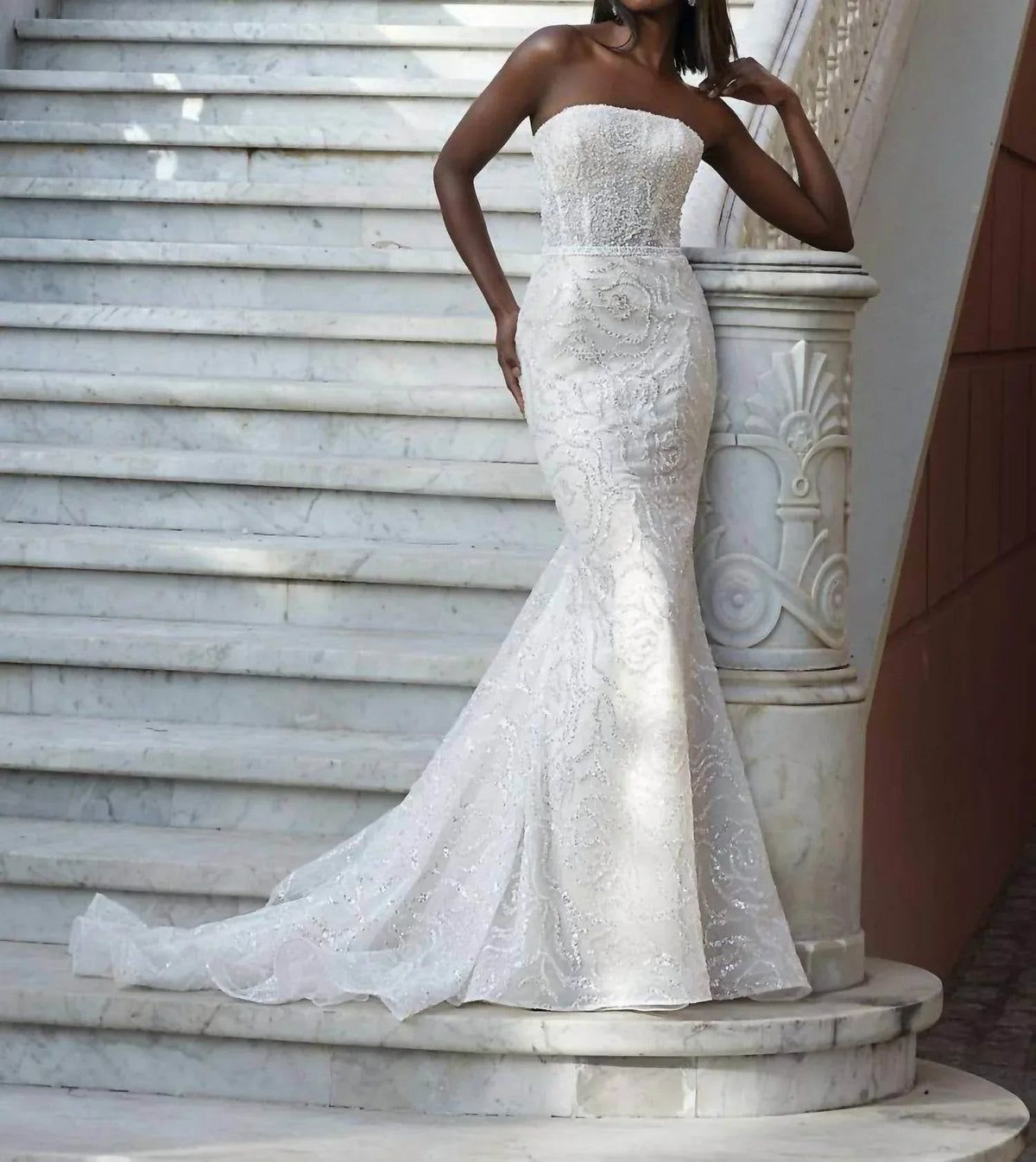 Tulle Fit And Flare Gown