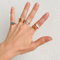 Sunrise Rectangular Signet Ring