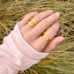 Peace Engraved Ring Set