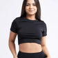 Short-Sleeve Crop Top