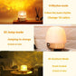 Dynamic Water Ripple Bluetooth Audio Simple Walnut Bedside Atmosphere Table Lamp