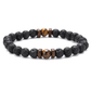 Epic Legendary Volcanic Stone Bracelet For Men And Women Lava Stone Stretch Yoga Bead Bracelet