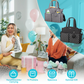 Multifunctional Baby Diaper Bag – 14 Pockets & Changing Tote