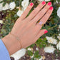 Lilac Enamel Cross Ring