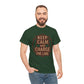 Keep Calm and Charge the Line Firefighter Shirt – Gildan 5000 Tee