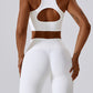 Moderate Support Racerback Tank with Cutout Detail