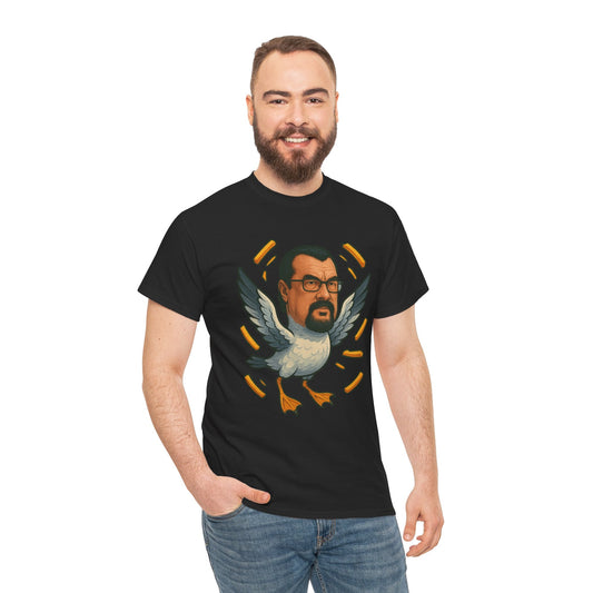 Steven Seagull Shirt – Funny New School Caricature Tee | Gildan 5000 Unisex Cotton Shirt