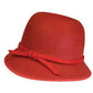 Red Flapper Hat Roaring 20's Accessory
