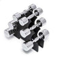 Pure Steel Home Fitness Electroplating Dumbbell Gym Equipment