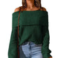 Off-the-Shoulder Sweater