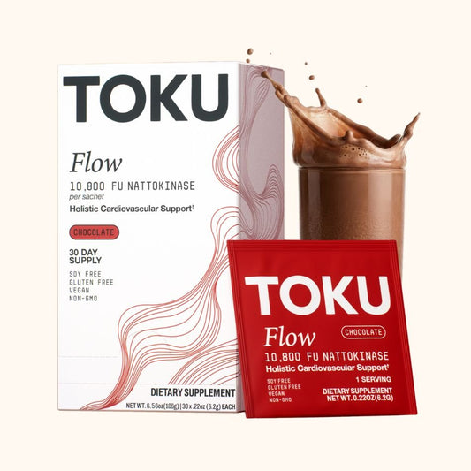 Toku Flow 10,800 FU Nattokinase Supplement | Soy Free Powder