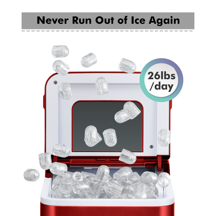 26lb Ice Maker with Scoop